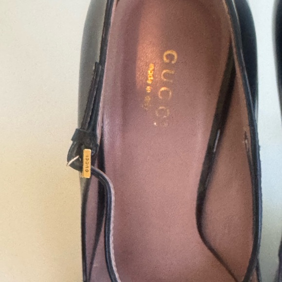 Gucci Black T-Strap Heels with Stiletto - Picture 7 of 10